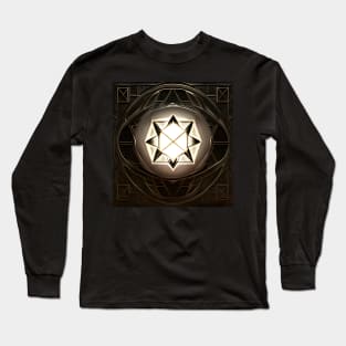 Hexagram Gold Long Sleeve T-Shirt